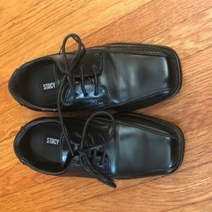 Stacy Adams toddler black dress shoes